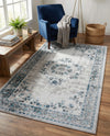 Geneva Terrace Collection Area Rug -  Yverdon Rectangle Gray  lifestyle 42