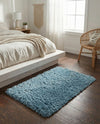 Eternal Plush Oasis Collection Area Rug -  Tranquility (Aegean Blue) Rectangle Aegean Blue  lifestyle 31