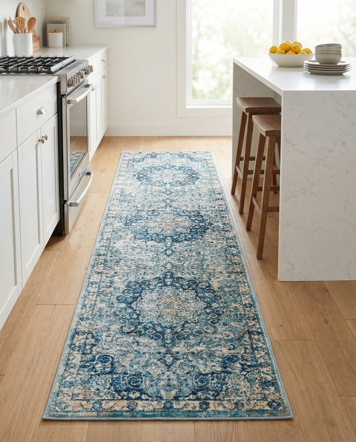 Coastal Haven Collection Area Rug - Seabreeze (Navy Blue) Runner Navy Blue  lifestyle 42