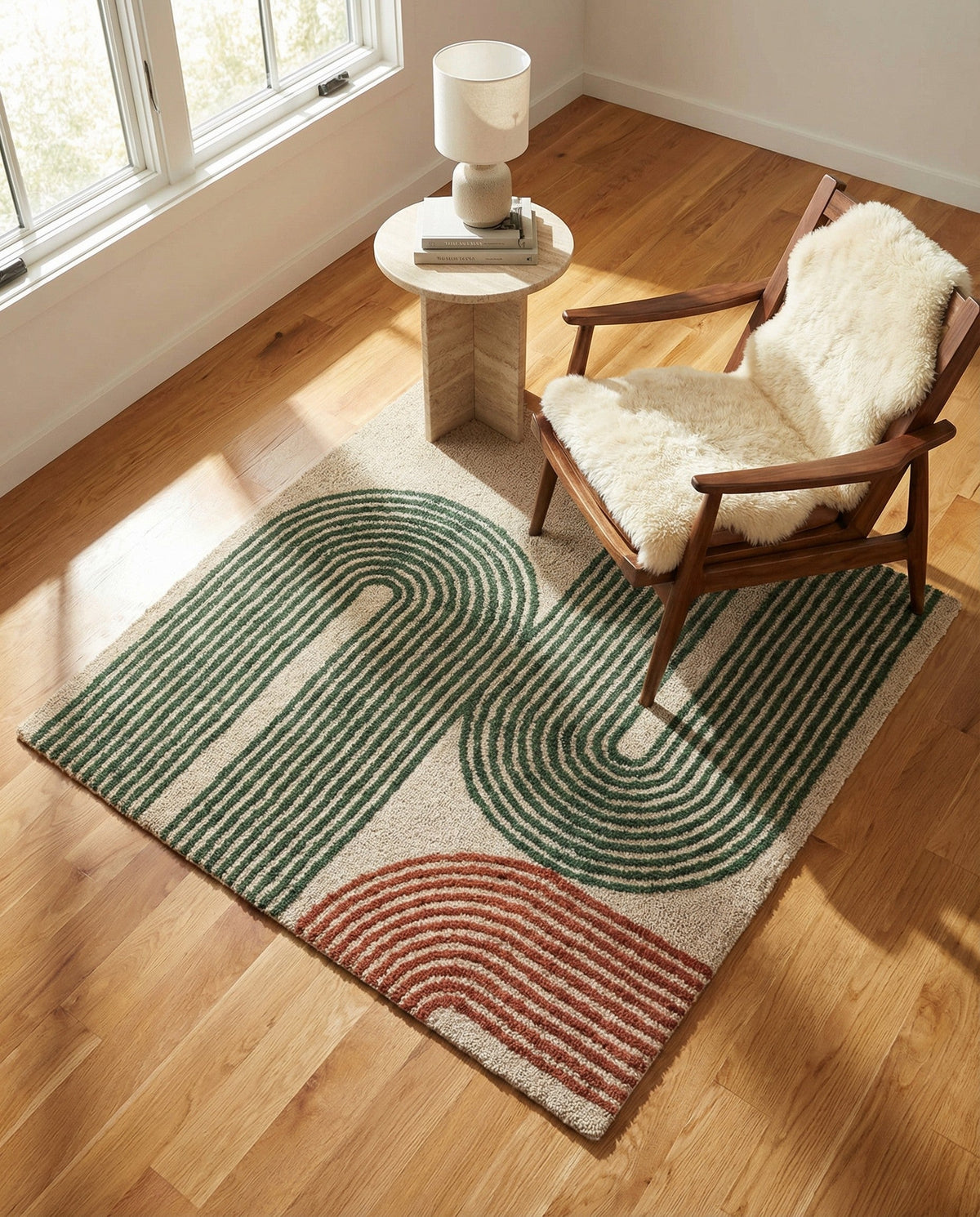 Briarwood Looms Collection Area Rug -  Bluepool Square Multi  lifestyle 6