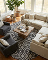 Urban Oasis Rugs Collection Area Rug -  Boulevard (Charcoal Gray) Oval Charcoal Gray  lifestyle 44