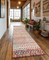 Mediterranean Lattice Collection Area Rug -  Casablanca (Ivory Multi) Runner Ivory Multi  lifestyle 67