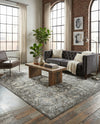 Horizon Collection Area Rug -  Zenith Rectangle Gray  lifestyle 62