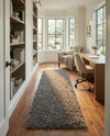 Eternal Plush Oasis Collection Area Rug -  Tranquility (Smoke) Runner Smoke  lifestyle 49