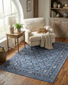 Horizon Collection Area Rug -  Aurora Rectangle Blue  lifestyle 10