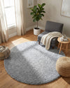Alpine Plush Collection Area Rug -  Cortina (Sterling) Round Sterling  lifestyle 74