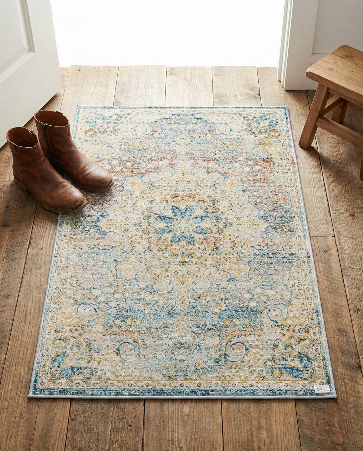 Coastal Haven Collection Area Rug - Seabreeze (Multi) Rectangle Multi  lifestyle 18