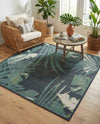 Coastal Terrace Collection Area Rug -  Anchor Square Navy Blue  lifestyle 72