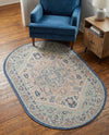 Savannah Series Collection Area Rug - Charleston (Multi) Oval Multi  lifestyle 64