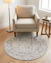 Cambridge Classics Collection Area Rug - Trinity (Cream) Round Cream  lifestyle 65