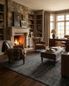 Berkshire Estate Collection Area Rug - Windsor (Blackberry) Rectangle Blackberry  lifestyle 11