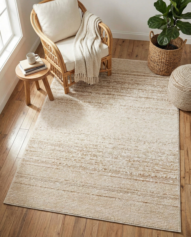 Jewel Oasis Collection Area Rug - Sapphire (Ivory) Rectangle Ivory  lifestyle 15