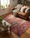 Sahara Essence Collection Area Rug - Oasis (Rust Red) Rectangle Rust Red  lifestyle 10