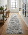Riviera Elegance Collection Area Rug -  Monaco (Gray) Runner Gray  lifestyle 69