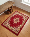 Tabriz Tapestry Collection Area Rug - Azerbaijan (Burgundy) Rectangle Burgundy  lifestyle 9