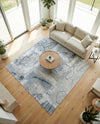 Aegean Elegance Washables Collection Area Rug -  Paros Square Ivory Gray  lifestyle 80