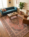 Savannah Threads Collection Area Rug -  Chihuahuan Rectangle Red  lifestyle 18