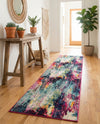 Chromatic Oasis Collection Area Rug -  Oasis Runner Multi  lifestyle 66