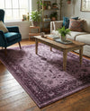 Horizon Collection Area Rug -  Apex (Purple) Rectangle Purple  lifestyle 21