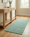 Berkshire Estate Collection Area Rug - Windsor (Green) Runner Green  lifestyle 52