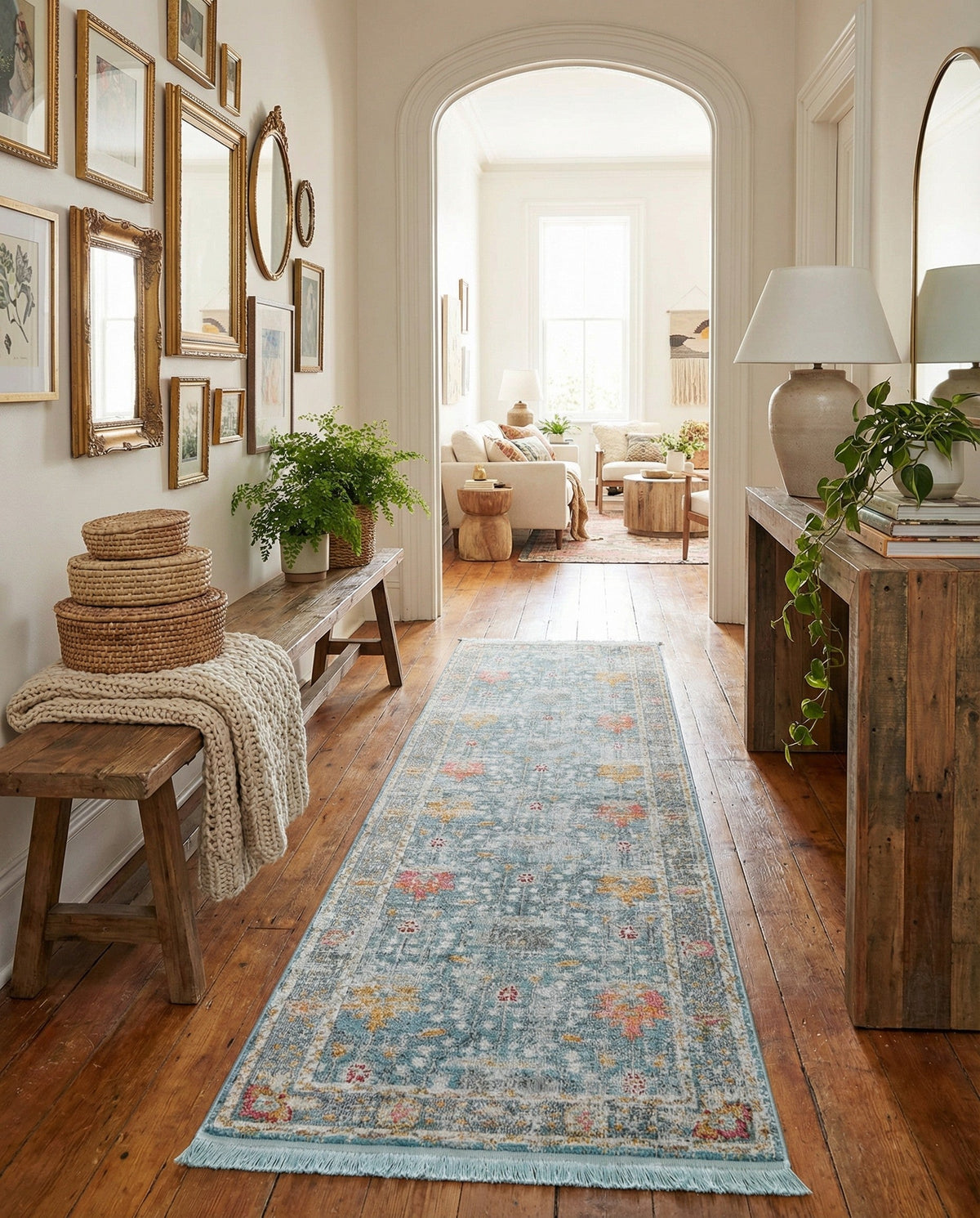Arcadia Rugs Collection Area Rug -  Olympus Runner Blue  lifestyle 154