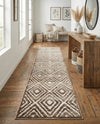 Sanctuary Retreat Collection Area Rug -  Oasis Runner Chocolate Brown  lifestyle 77