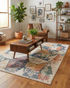 Jewel Oasis Collection Area Rug -  Topaz Rectangle Multi  lifestyle 14