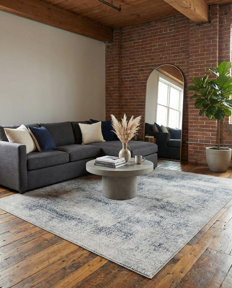 Bloomsbury Elegance Collection Area Rug -  Pimlico Rectangle Blue  lifestyle 9