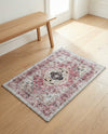 Laguna Sands Collection Area Rug -  Newport Rectangle Light Coral Pink  lifestyle 33
