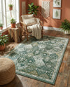 Brighton Terrace Collection Area Rug -  Rottingdean (Green) Rectangle Green  lifestyle 9
