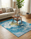 Urban Terrace Collection Area Rug -  Pergola Rectangle Blue  lifestyle 11