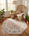 Adriana Terrace Collection Area Rug -  Positano (Rose) Octagon Rose  lifestyle 55