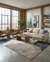 Copenhagen Edge Collection Area Rug -  Amager Rectangle Multi  lifestyle 10