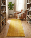 Jewel Oasis Collection Area Rug - Sapphire (Yellow) Runner Yellow  lifestyle 66