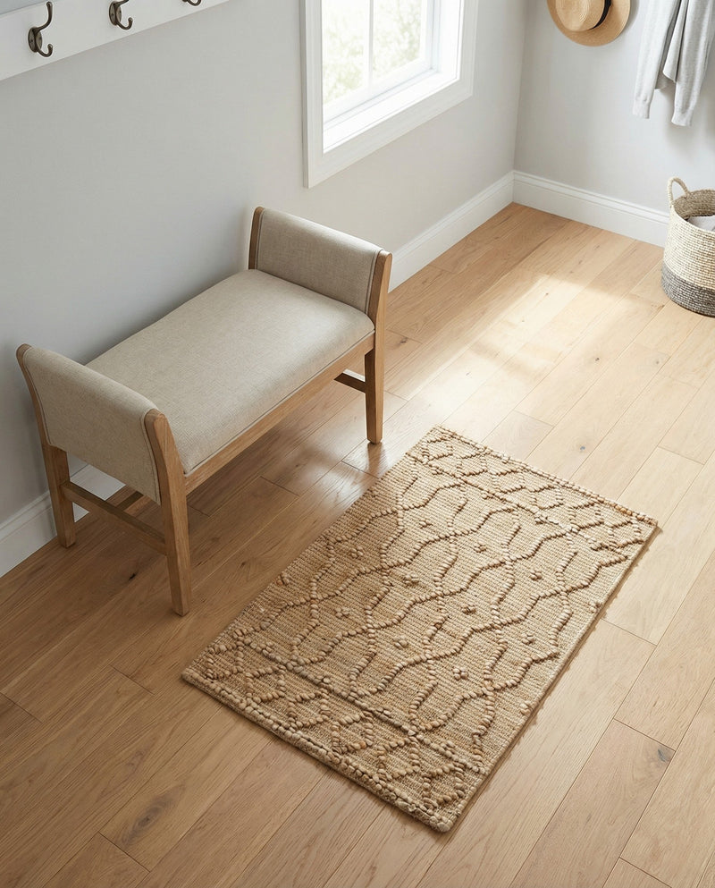 Savannah Weave Collection Area Rug - Serengeti Rectangle Natural  lifestyle 21