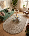 Majestic Manor Collection Area Rug - Versailles (Blonde) Oval Blonde  lifestyle 69