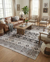 Geneva Terrace Collection Area Rug - Montreux Rectangle Beige  lifestyle 12