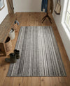 Jewel Oasis Collection Area Rug - Sapphire (Gray) Rectangle Gray  lifestyle 17