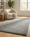 Alpine Plush Collection Area Rug - Verbier Rectangle LGrey  lifestyle 57