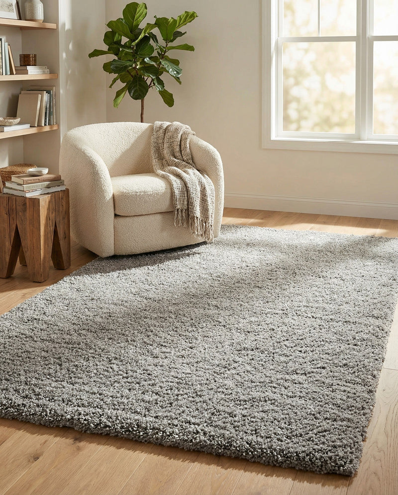 Alpine Plush Collection Area Rug - Verbier Rectangle LGrey  lifestyle 57