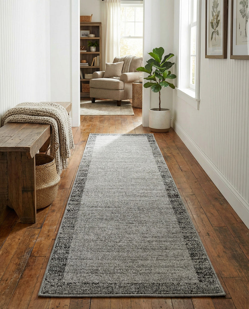 Studio Haven Collection Area Rug -  Conservatory (Light Gray) Runner Light Gray  lifestyle 27