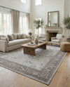 Horizon Collection Area Rug -  Apex (Light Gray) Rectangle Light Gray  lifestyle 9
