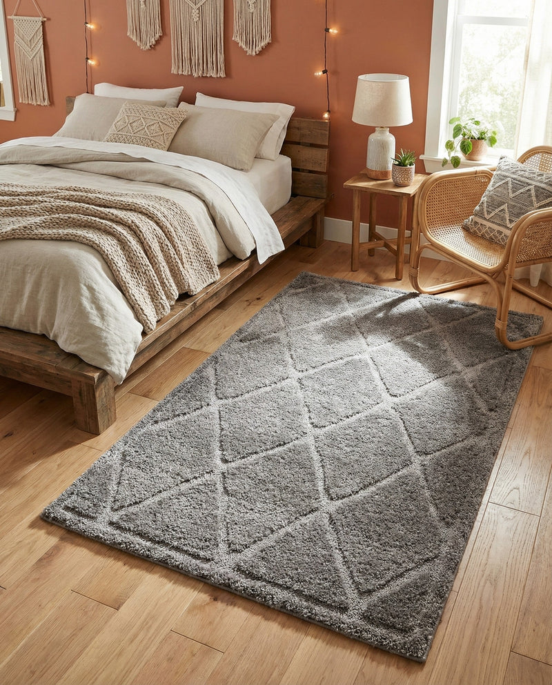 Trellis Haven Collection Area Rug - Havenwood Rectangle Dark Gray  lifestyle 29