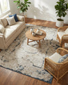 Coastal Manor Collection Area Rug -  Tidewater Rectangle Cream  lifestyle 6