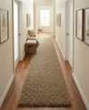 Plush Oasis Collection Area Rug - Serenity (Sandy Brown) Runner Sandy Brown  lifestyle 87