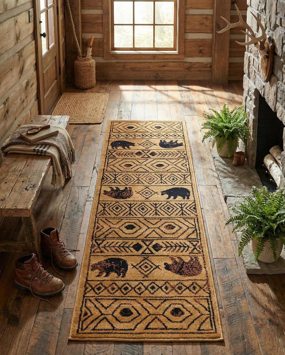 Frontier Trails Collection Area Rug -  Sedona Runner Cedar  lifestyle 114