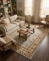 Jaipur Elegance Collection Area Rug -  Nahargarh (Light Blue) Rectangle Light Blue  lifestyle 10