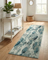 Sorrento Shores Collection Area Rug -  Praiano Runner Light Blue  lifestyle 35