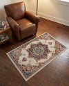 Eden Oasis Collection Area Rug -  Tranquility (Cream) Rectangle Cream  lifestyle 17