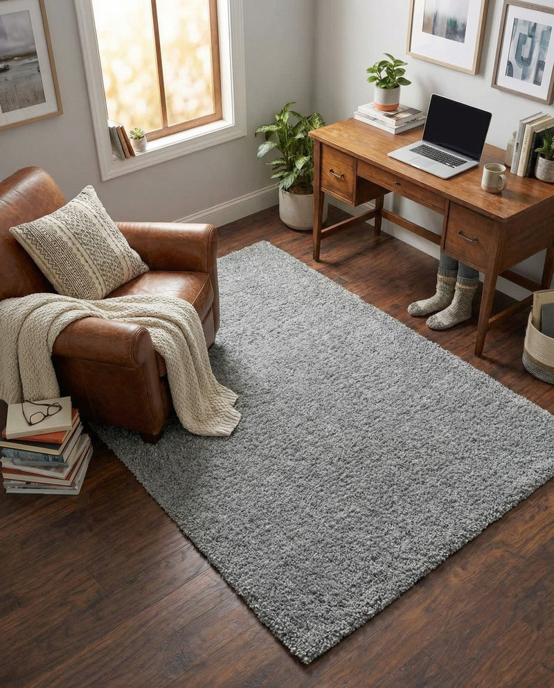 Alpine Plush Collection Area Rug -  Cortina (Sterling) Rectangle Sterling  lifestyle 25